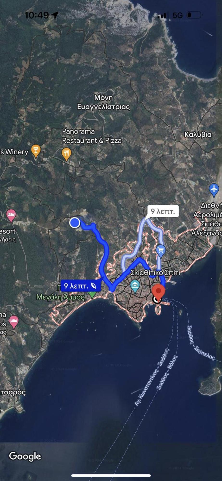 Skiathos Zeus Apartment エクステリア 写真